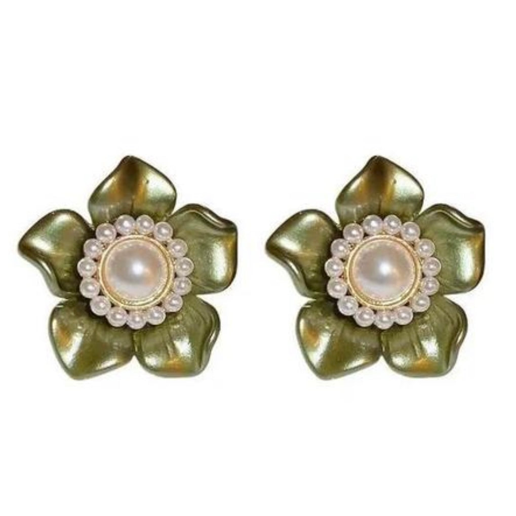 Pearl Stud Earrings