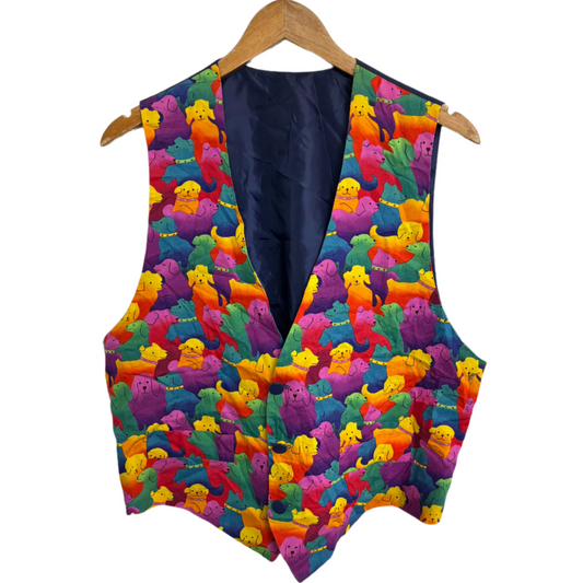 Puppy Rainbow Vest