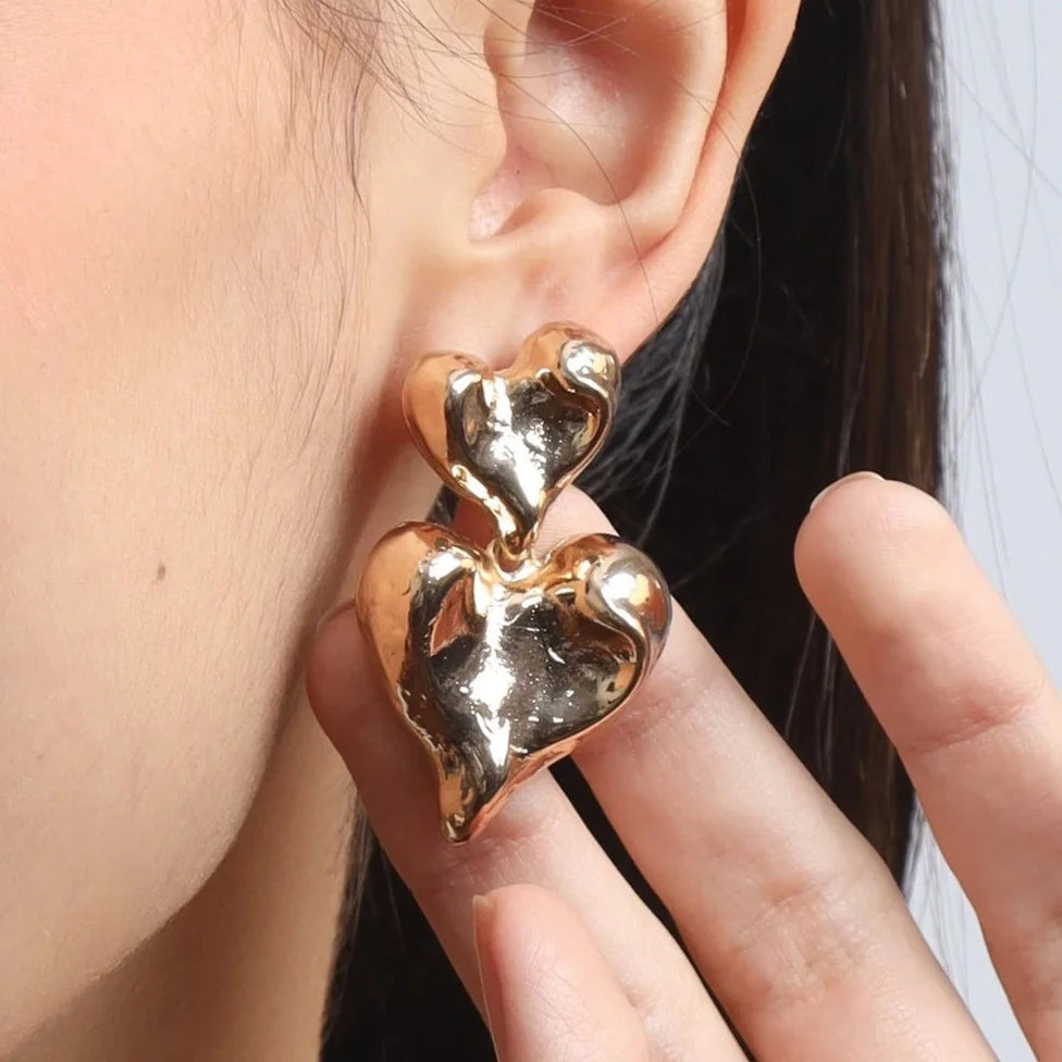 Molten Heart Earrings