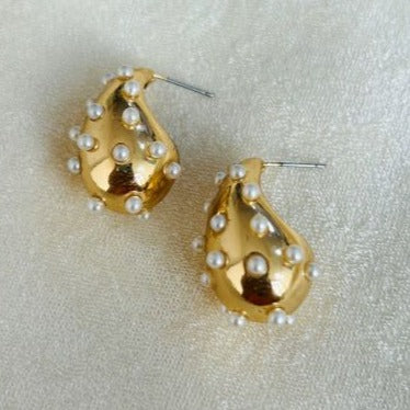 Pearly Bottega Earrings