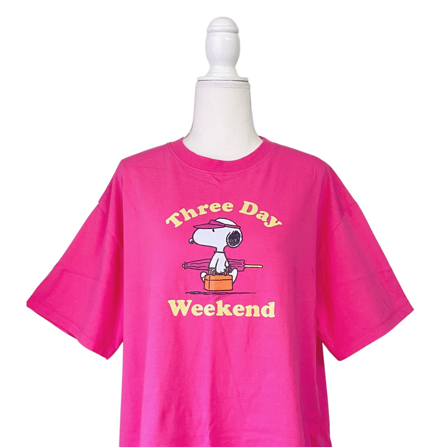 Three Day Weekend: Hot Pink Tee